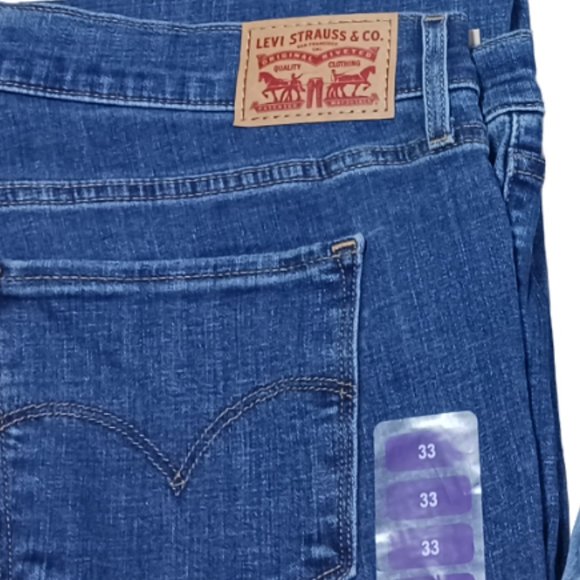 NWT 2 Pair of Levi’s 311 Hypersoft Shaping mid rise Skinny Jean Size 16 - 33/30 - Picture 3 of 6